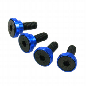 EAGLE RACING　3669-BL　サーボスクリュー5mm穴用(ALワッシャー付)(4)[BL]